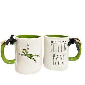 NWT Rae Dunn/Disney PETER PAN Double Sided Mug 🧚‍♀️